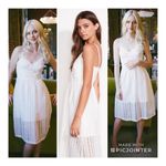 Ali & Jay Bellissimo Midi White Lace Bridal Dress XS NWT Photo 3