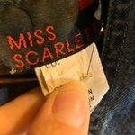 Vintage Floral and Denim Maxi Dress Size 10 Blue Photo 2