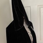 NWT Velvet unisex cape one size Whimsygoth rave emo gothic costume cosplay vintage OS Black Photo 1
