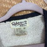 Vintage 1980’s‎ cream & gray balloon sleeve sweater silk and angora Size M Photo 7