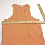 Abercrombie & Fitch  Bodysuit Womens Medium Ribbed Tank Orange Sleeveless Snap Photo 4