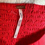 Free People  Size S Lindsay Babydoll Dress Coral Orange Cruise Resort Coastal Photo 6