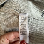 Max Studio Mock Neck Fair Isle Sweater Grey Black White Winter Holiday Knit Soft Photo 6