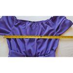 Chicme Women Purple Off the Shoulder Wide Leg Jumpsuit, Size L Size L Photo 8