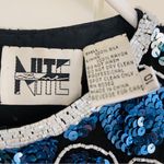 Vintage Niteline Dress Beaded Sequin Silk Sheath Cocktail Gown Prom Retro 80s Size 10 Photo 3