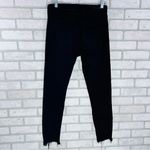 AG Adriano Goldschmied AG The Farrah High Rise Skinny Ankle Raw Hem Jeans in Black Size 28 Photo 5