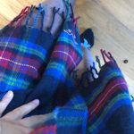 Hollister Pretty Worn Plaid Woven Scarf Photo 4