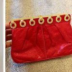 Vtg CARLO FIORI Italy snakeskin evening bag/clutch Photo 7