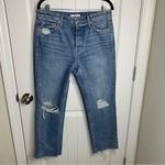 GRLFRND  Helena straight‎ leg crop Retrograde distressed knees jeans size 29 Photo 1