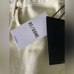RE/DONE NWT - 70’s Bootcut Jeans | Soft Yellow/Cream Color | Sz 25 Tall | Rare Photo 3