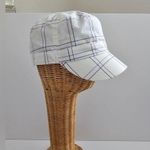 Nike Fit Golf Women's Adjustable One Size White Plaid Hat ATHDPT Photo 0