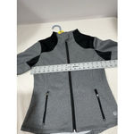 Woman’s Vogo Athletics Small Gray Black Zip Up Athletic Jacket Photo 5