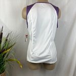 Nike  White & Lavender Short Sleeve Athletic Sport Top NEW L Photo 1