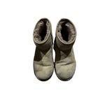 UGG  Classic Mini Metallic Heel Boots Suede Sheepskin Lined Women's Size 8 Photo 5