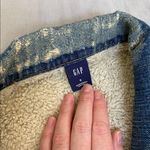 Gap Faux Shearling Distressed Jean Jacket Photo 8