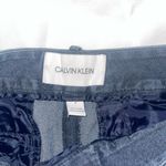 Calvin Klein dark blue denim Jean Shorts Minimalist Style size 0 Photo 3