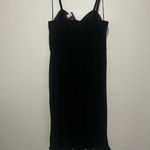 DKNY  Black Midi Pleated Dress NWT 10 Photo 5