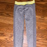 Gymshark  FLEX Leggings gray with yellow white S Photo 2