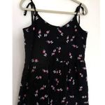 Levi's NWT  Black Island Print Summer Strappy Sundress Sleeveless Button Down Sz M Photo 3