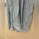 Anthropologie EUC  Cezzane Striped Eyelet Midi Dress Oversized Size Small Photo 2