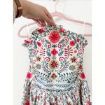 Anthropologie NWT  Forever That Girl Strapless Tube Mini Dress Multi Ivory Small Photo 7