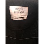 Bershka  M Black Waterfall Open Cardigan Jumper Sweater Medium Tassles Photo 4