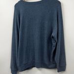 Wildfox Sweatshirt Women's Freedom Rainbow Pullover Stretch Blue Size L New Photo 7
