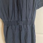 Joie  Women's Navy Jumpsuit linen blend size large Photo 7