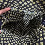 Vera Bradley Quilted Mini Backpack Purse Green Navy Blue Photo 7