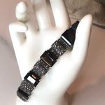JUDITH JACK Sterling Silver Marcasite & Emerald Cut Smoky Topaz Bracelet Photo 5