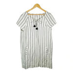 Southern Tide McKenna Seagrass Striped Shift Dress Tassels Women Size XL Photo 2