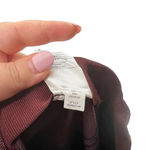 Vince Stitch Front Seam Leggings In Black Cherry Maroon Size XS Photo 12