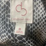 Dress Barn Black Trench Coat with Patterned Cuffs Photo 7