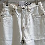 Free People • Sandrine Rose Hi Rise Wide Leg Jeans Size 27 White Photo 1
