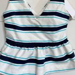ZARA Striped Peplum Top V Neck Low Back Tank NWT sz XS Photo 8