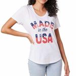 NWT 4th of July Patriotic tee Size M Photo 0