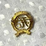 This AVON Representative HS wreath, a ribbon 1988, synthetic ruby. Red Photo 1