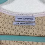 Urban Outfitters Kay Cream Tan Patchwork 70s Eyelet Shift Mini Dress Medium Photo 4