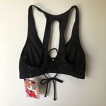 JoyLab NWT joy lab black star t back bathing suit top Photo 3