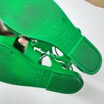 Melissa  Green Rubber Strappy Sandals Womens 8 Jelly Shoes Flats Beachy Summer Photo 7