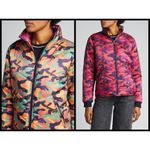 💕MOTHER💕 Two Faced Puffer Jacket Reversible Camo Size L Photo 10