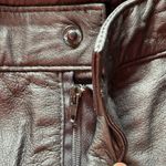 Vintage Pacific Rose Y2k Black Leather Straight Leg Pant Photo 2