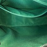 Green Leather Dome Shaped Katy Satchel 2553 & COACH Green Wristlet Photo 13