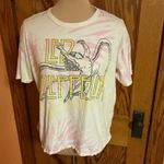 Led Zeppelin Swan Song Tie Dye Tshirt Pink Photo 4