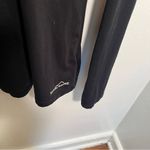 Eddie Bauer  Hooded Athletic Long Sleeve Top Black Space Dye XL Photo 3