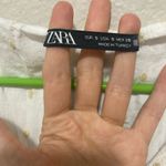 ZARA White Swiss Dot Ruffled Maxi Dress Size Small Fairy Bohemian Photo 5