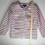Talbots  Striped Tweed Blazer Sz 4P Multicolor Jacket Preppy Office Career Lined Photo 9