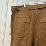 Banana Republic Tan Belted Khaki Shorts Size 20 Photo 4