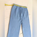 Aritzia  TNA Sweatfleece Cozy Fleece Boyfriend Pant - French Blue - S Photo 5