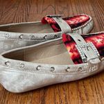 Nature Breeze Beige Southwestern Bling Buckle Flat Loafer Shoes Size 7 Photo 3